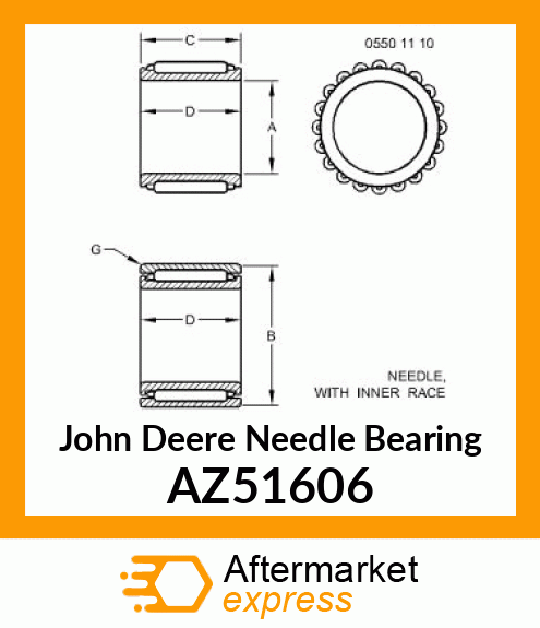 Needle Bearing AZ51606