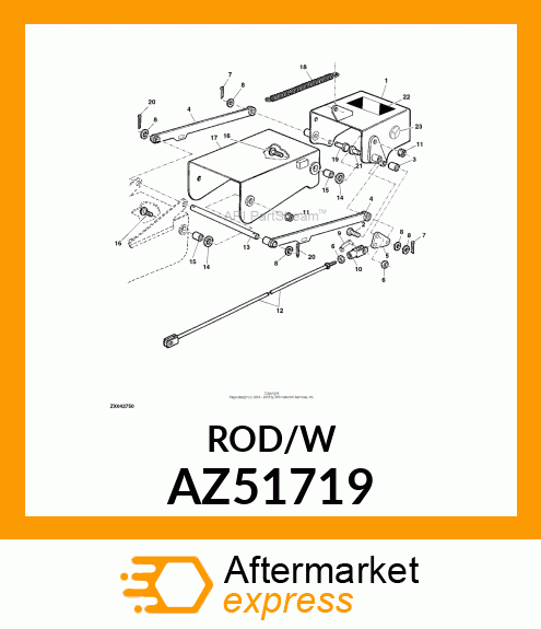 TUBE WELD ASSY. AZ51719