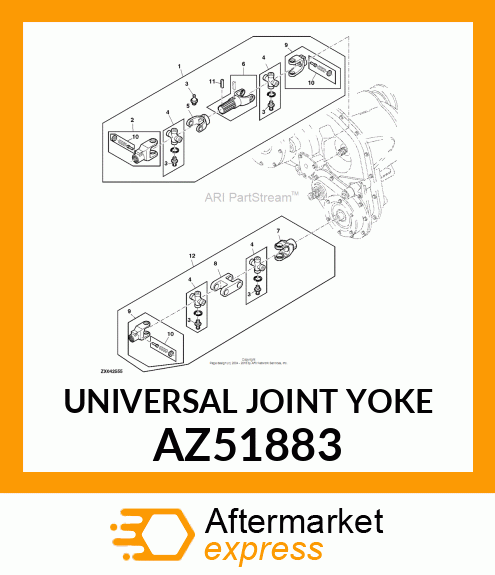 UNIVERSAL JOINT YOKE AZ51883