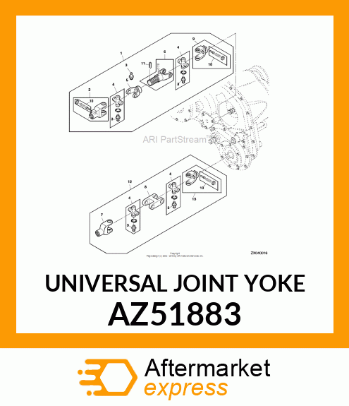 UNIVERSAL JOINT YOKE AZ51883