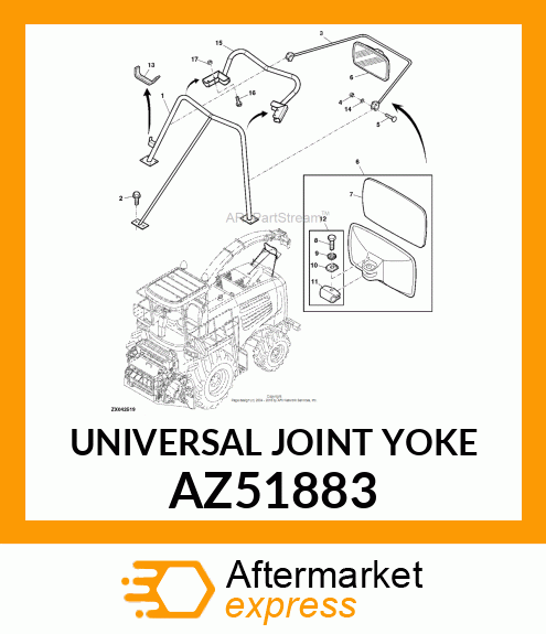 UNIVERSAL JOINT YOKE AZ51883