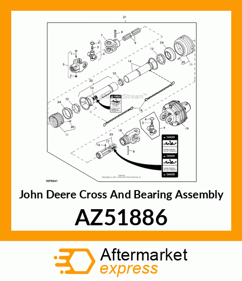 CROSS AND BEARING ASSEMBLY AZ51886