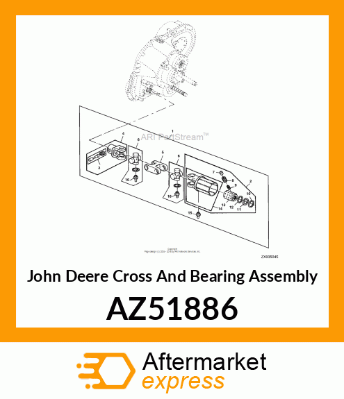 CROSS AND BEARING ASSEMBLY AZ51886