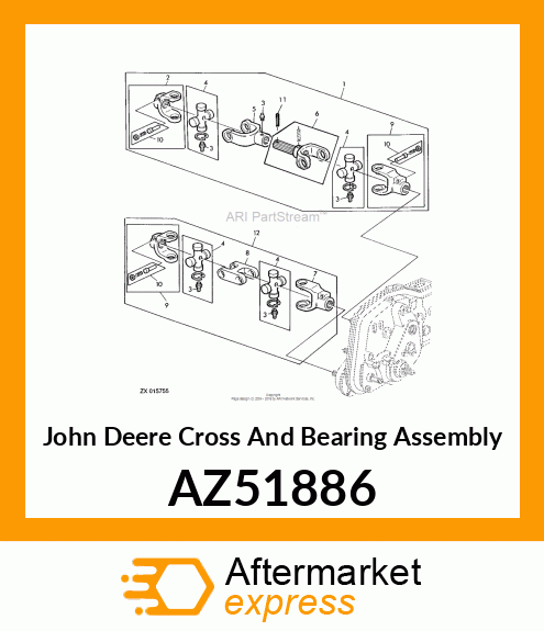 CROSS AND BEARING ASSEMBLY AZ51886