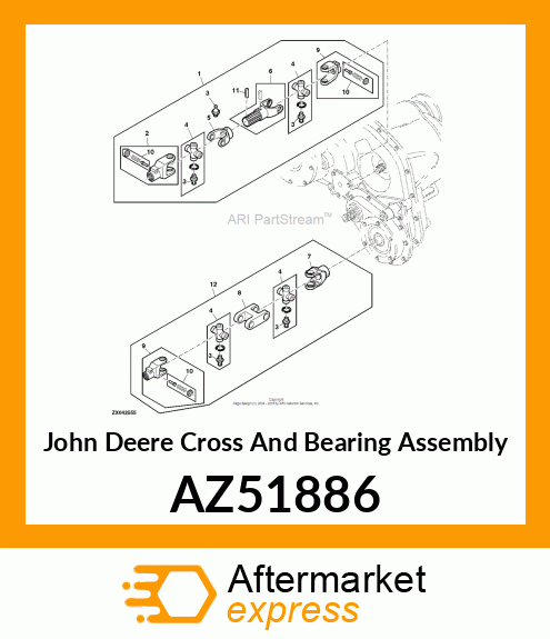 CROSS AND BEARING ASSEMBLY AZ51886