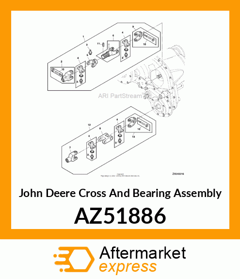 CROSS AND BEARING ASSEMBLY AZ51886