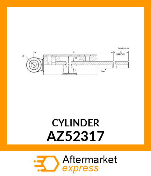 HYDRAULIC CYLINDER AZ52317