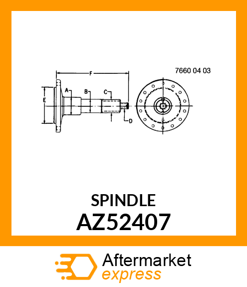 SPINDLE AZ52407