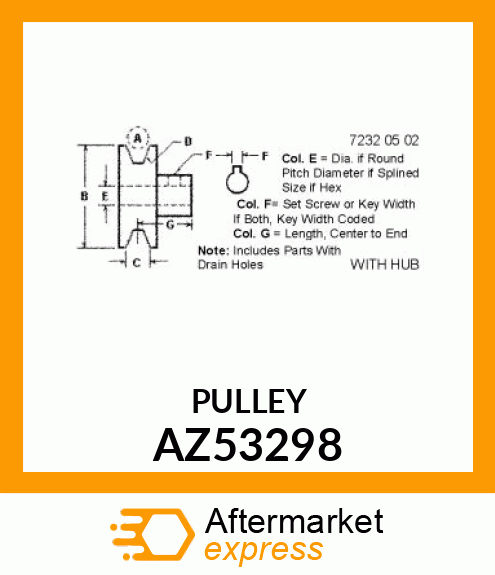 Pulley AZ53298