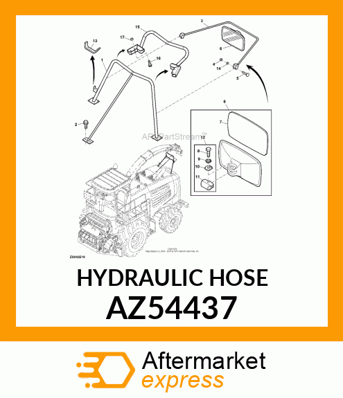 HYDRAULIC HOSE AZ54437