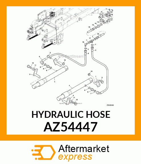 HYDRAULIC HOSE AZ54447