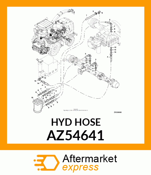 Hydraulic Hose AZ54641