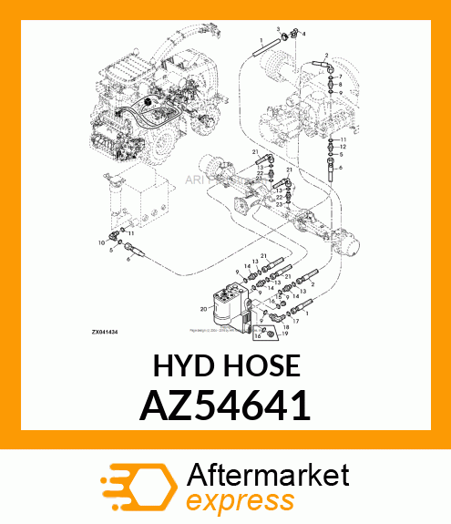 Hydraulic Hose AZ54641