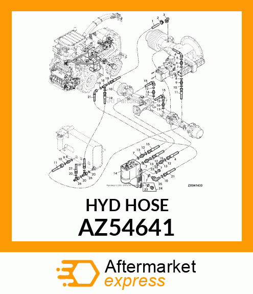 Hydraulic Hose AZ54641