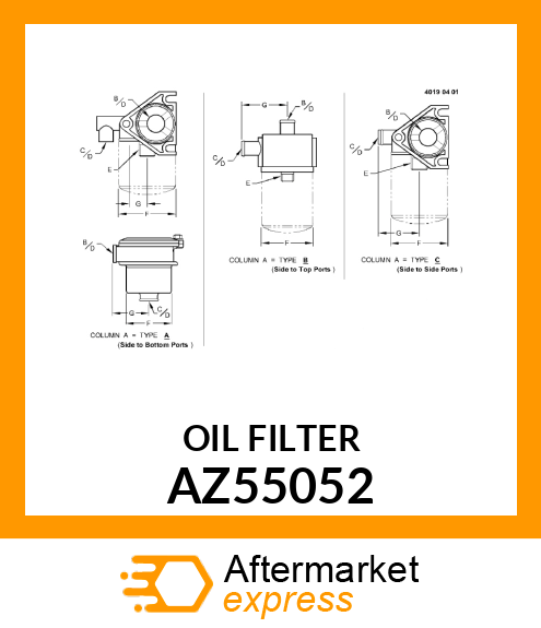 Filter Head AZ55052