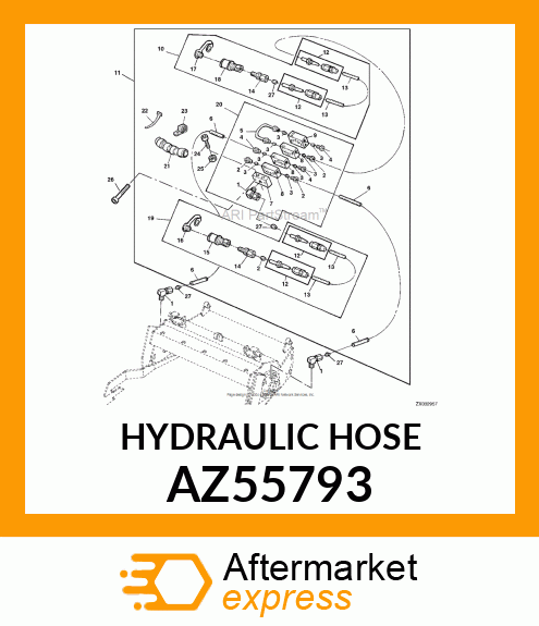 HYDRAULIC HOSE AZ55793