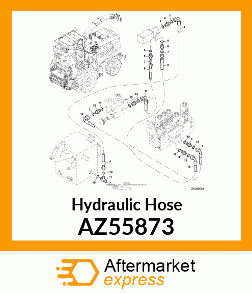 Hydraulic Hose AZ55873