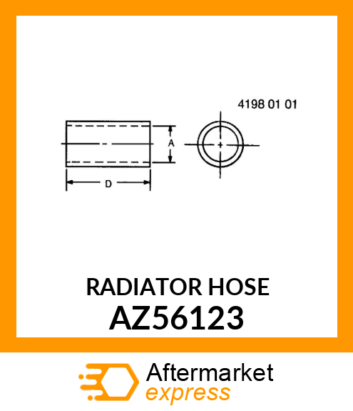 RADIATOR HOSE AZ56123