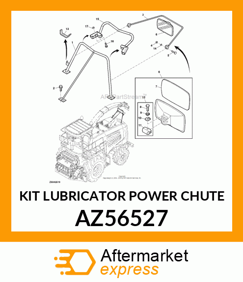 KIT LUBRICATOR POWER CHUTE AZ56527