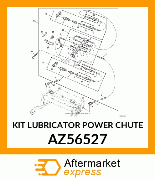 KIT LUBRICATOR POWER CHUTE AZ56527