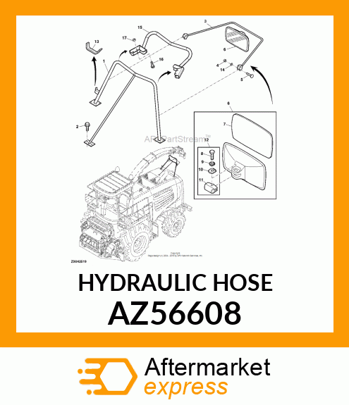 HYDRAULIC HOSE AZ56608