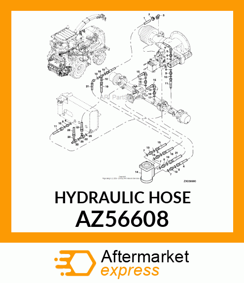 HYDRAULIC HOSE AZ56608