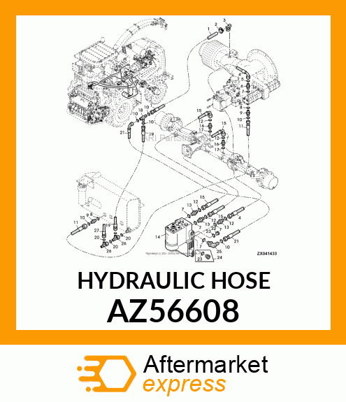 HYDRAULIC HOSE AZ56608