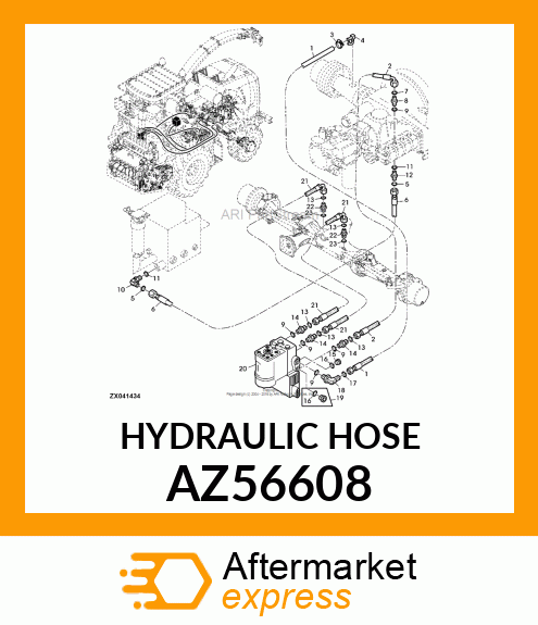 HYDRAULIC HOSE AZ56608