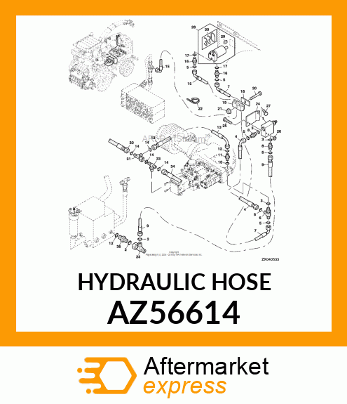 HYDRAULIC HOSE AZ56614