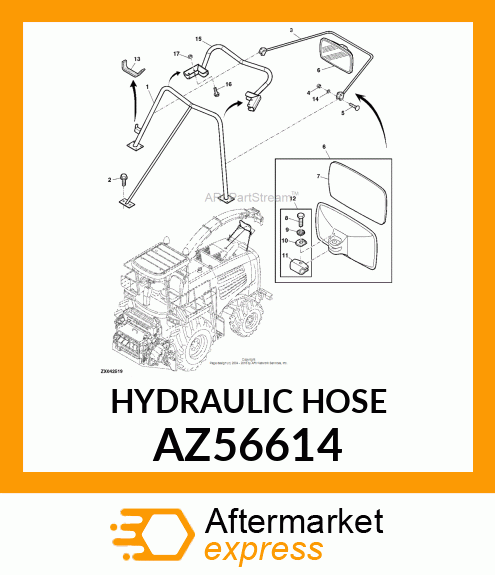 HYDRAULIC HOSE AZ56614