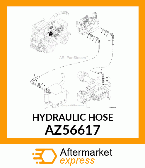 HYDRAULIC HOSE AZ56617