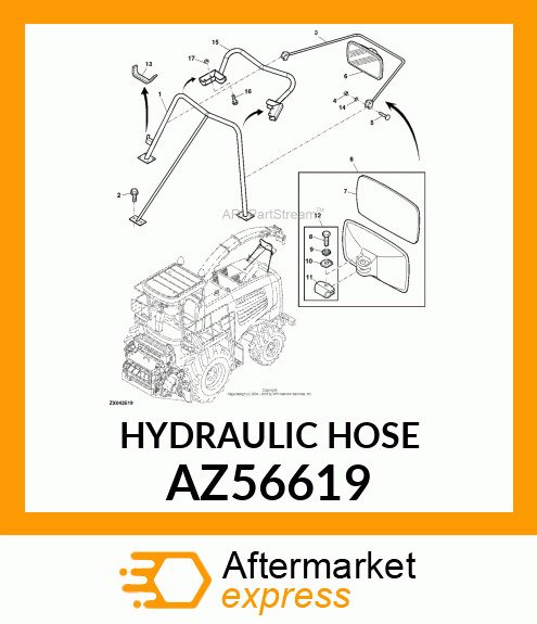 HYDRAULIC HOSE AZ56619