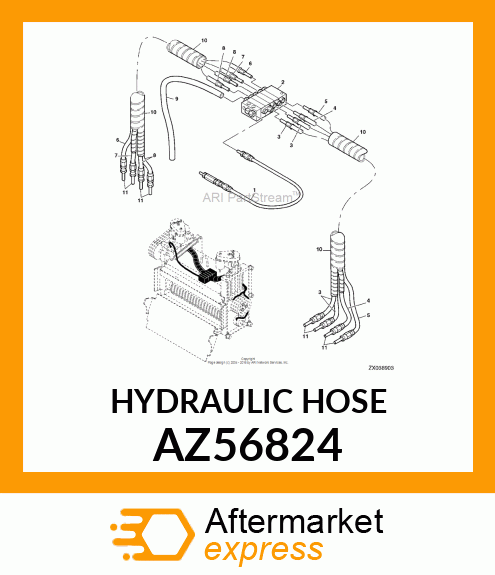 HYDRAULIC HOSE AZ56824