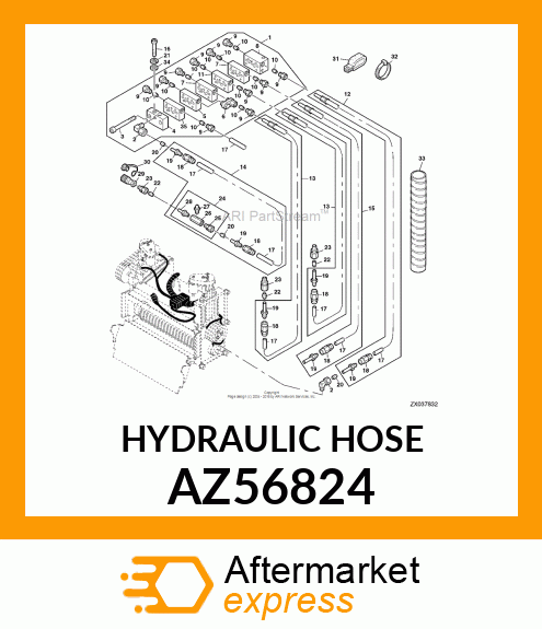 HYDRAULIC HOSE AZ56824