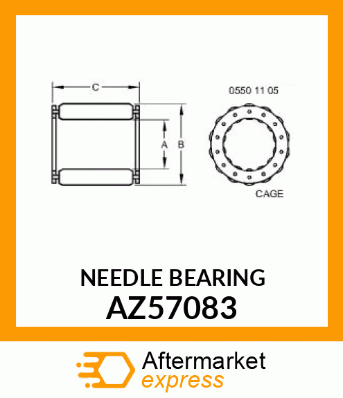 NEEDLE BEARING AZ57083