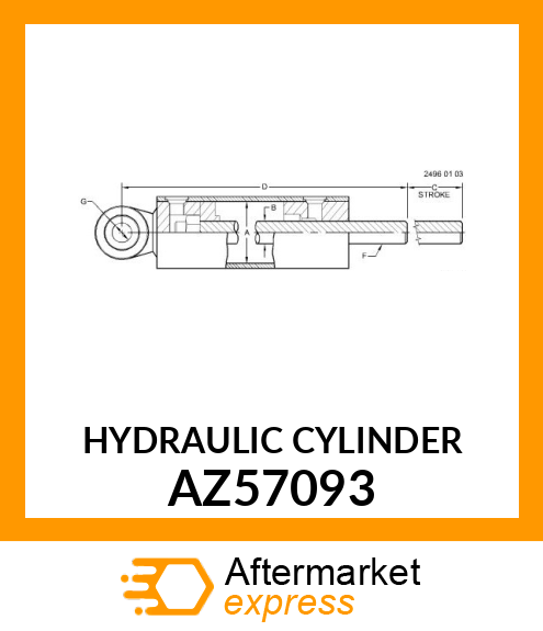 HYDRAULIC CYLINDER AZ57093