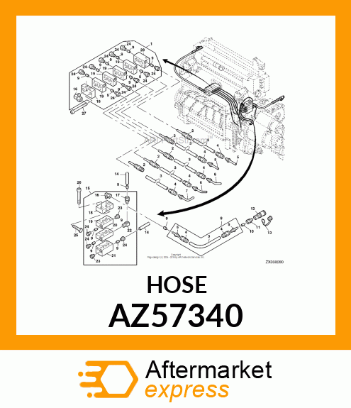 HOSE AZ57340