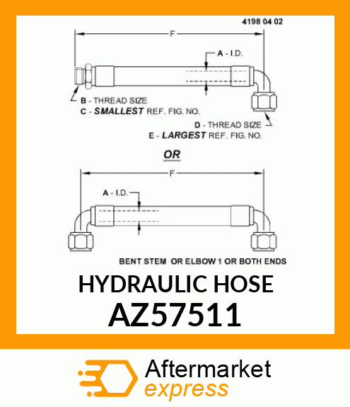 HYDRAULIC HOSE AZ57511