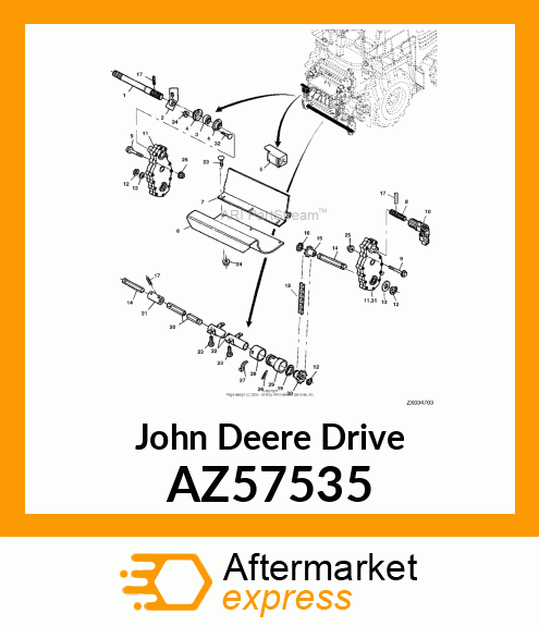 UNIVERSAL DRIVESHAFT AZ57535