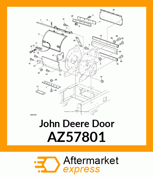 DOOR, DOOR AZ57801