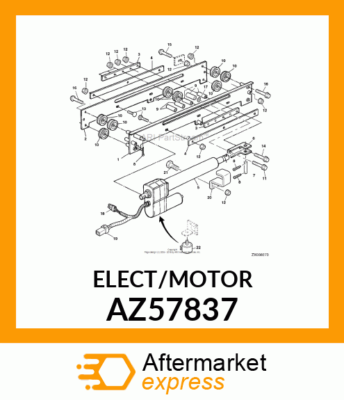 ELECTRIC MOTOR, LINEARMOTOR, GRINDE AZ57837