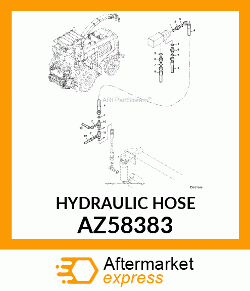 HYDRAULIC HOSE AZ58383