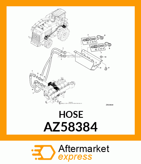 Hydraulic Hose AZ58384