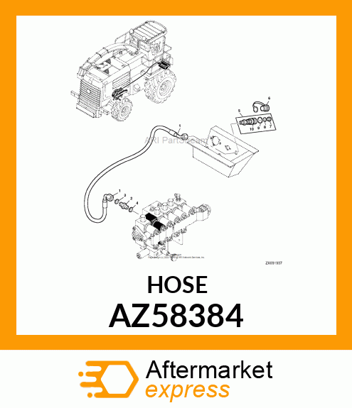 Hydraulic Hose AZ58384