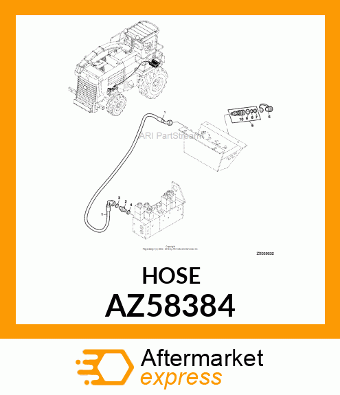 Hydraulic Hose AZ58384