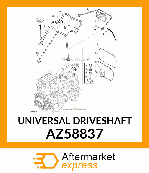 UNIVERSAL DRIVESHAFT AZ58837