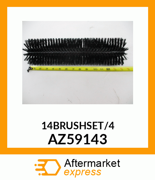 14BRUSHSET/4 AZ59143