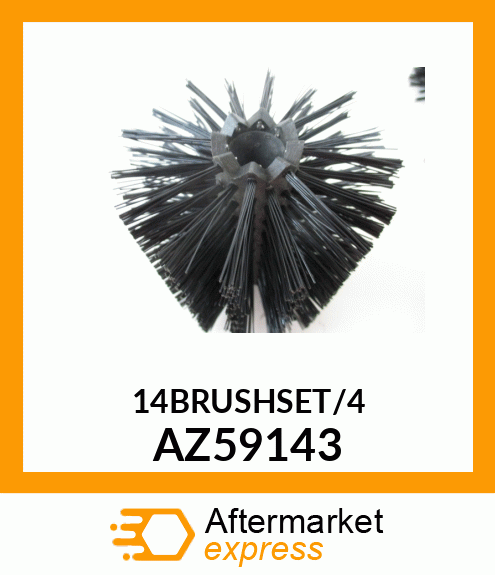 14BRUSHSET/4 AZ59143