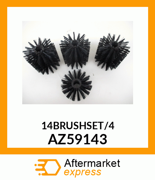 14BRUSHSET/4 AZ59143