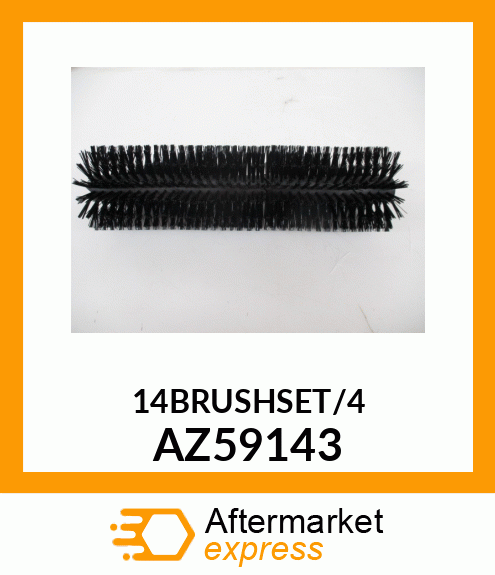 14BRUSHSET/4 AZ59143